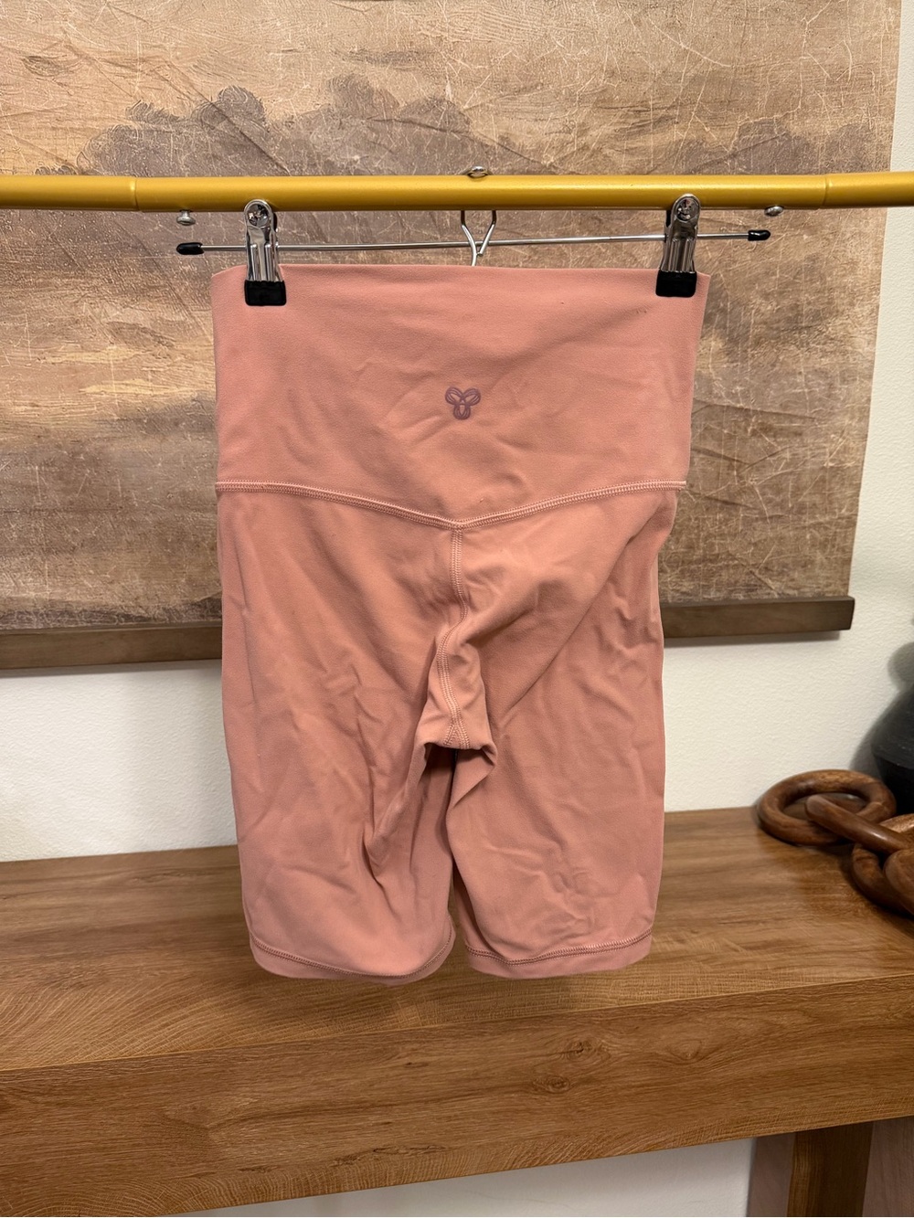 TNA Aritzia Action pink biker shorts size S